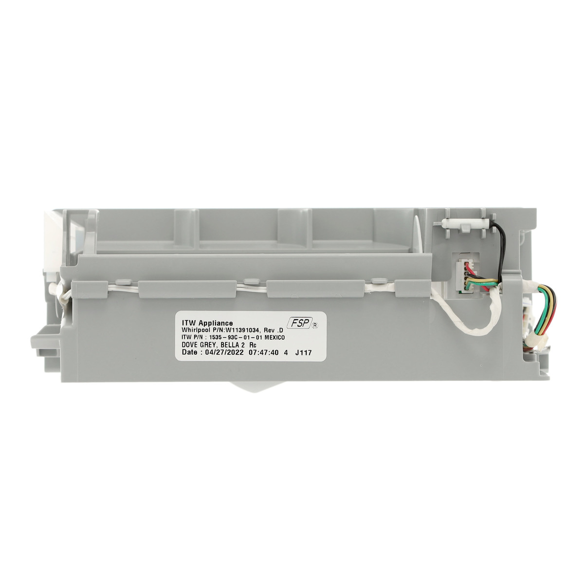 W11557001 - Genuine OEM Whirlpool Refrigerator Ice Maker Assembly